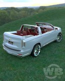 Cadillac Escalade Convertible rendering by wb.artist20