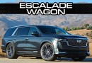 Fifth-generation Cadillac Escalade Station Wagon rendering by jlord8 on Instagram