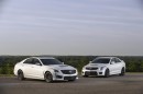 2017 Cadillac ATS-V and 2017 Cadillac CTS-V with Carbon Black Sport Package