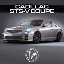 Cadillac STS-V turns Coupe instead of Station Wagon in rendering by jlord8 on Instagram