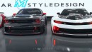 Camaro ZL1 & Challenger SRT CGI makeover by carmstyledesign