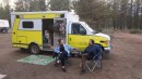 This DIY Ambulance Camper Is a Budget-Friendly Tiny Home/Workshop on Wheels