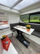 The Campravan Raptor XC is an expandable teardrop trailer that brings comfortable living to off-roading