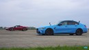 BMW M3 vs. Ferrari SF90 - Drag Race