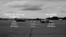 Can the Porsche Taycan Turbo S Win a Drag Race Against a McLaren P1?