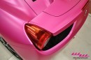 Pink Ferrari 458 Spider