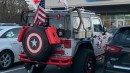 Jeep Wrangler Captain America