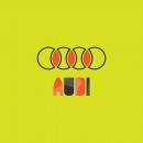 Audi logo, Bauhaus style