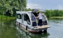 The Caravanboat Departure One is a luxury travel trailer you can launch on water and just sail away