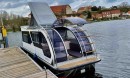 The Caravanboat Departure One is a luxury travel trailer you can launch on water and just sail away