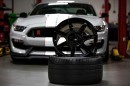 Carbon fiber wheels of 2016 Shelby GT350R Mustang