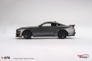 Carbonized Gray 2024 Ford Mustang Dark Horse 1:18 scale model from TopSpeed