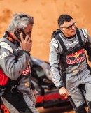 Carlos Sainz Sr and Lucas Cruz at Dakar Rally