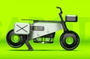 D05 Electric Delivery Scooter concept