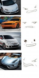 Cars get facia expressions