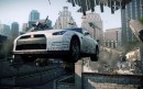 Jumping Nissan GT-R