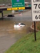 Flooded Ford Focus ST