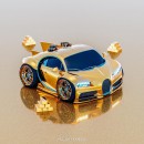 CARtoon High Roller Edition Bugatti Chiron NFT rendering by MalonyxMedia