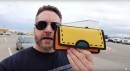 Tesla Model S cartoon wrap