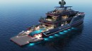 Caspian Star superyacht concept