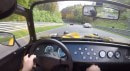 Caterham Driver Chases McLaren 650S on Nurburgring