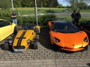 Caterham Driver Chases McLaren 650S on Nurburgring