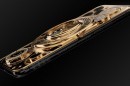 Caviar iPhone 11 Max is covered in gold and dimaonds, includes actual tourbillon mechanism