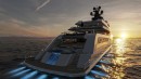 CD100 concept imagines a superyacht tailored-made for the ultimate (and richest) movie buff