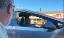 Jay Leno was spotted driving a Tesla Cybertruck
