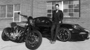 Keanu Reeves loves motorcycles - and Porsches