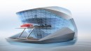 Future Concept CF8, one of the most extreme and beautiful superyacht concepts in the world