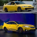 2023 Acura Integra Type R Coupe renderings by wb.artist20 / nab.visualdesign