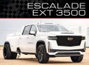 Cadillac Escalade EXT 3500 Dually rendering by jlord8
