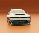Dodge Challenger SRT Demon Coupe Utility Rampage Ute rendering by al.yasid