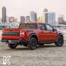 2022 Ford Maverick render as Bronco Sport, F-150, F-150 Lightning, Raptor by kdesignag on Instagram