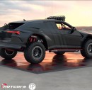 Lamborghini Urus Baja 4x4 Racer rendering by rostislav_prokop and hotcars.official