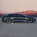 Lucid Motors Air Estate quick rendering by TheSketchMonkey