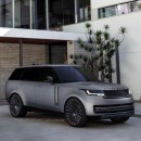 Land Rover Range Rover Dark Gray on forged AG Luxury wheels rendering by kelsonik
