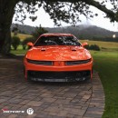 Pontiac GTO The Judge revival muscle car rendering by rostislav_prokop