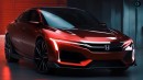 2025 Toyota Corolla vs 2025 Honda Civic renderings by Q Cars & PoloTo