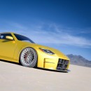 Nissan Z slammed widebody forged carbon CGI JDM tuning by svn.teen_design