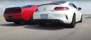 Challenger Hellcat Takes on C 63 S in 1,227-HP Race