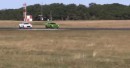 Challenger Hellcat vs Camaro ZL1 drag race