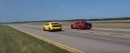 Challenger Hellcat vs. Challenger Hellcat Drag Race Is a Close One