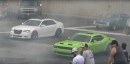 Dodge Challenger SRT Hellcat Redeye Widebody vs. Chrysler 300 SRT8
