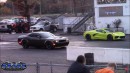 Dodge Challenger Scat Pack drag racing on DRACS