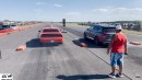 Audi SQ7 vs Dodge Challenger SRT Hellcat on Drag Car 4K