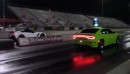 Dodge Charger Hellcat takes on multiple rivals over a quarter mile
