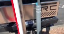 Tesla Cybertruck at a Supercharger