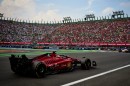 Charles Leclerc on Track at the Mexican GP